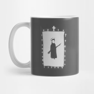 Gothic Nun Crucifix Mug